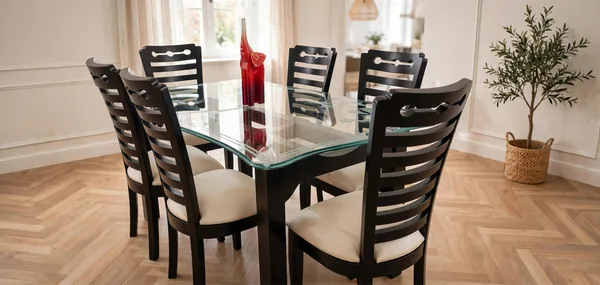 Comedor Negro 6 Puestos de Elegant House