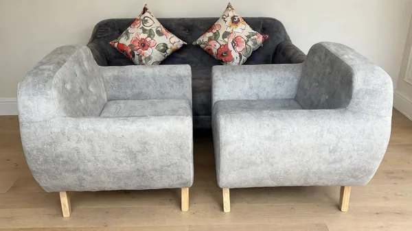 Sillones Grises de Elegant House